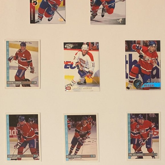 Montreal Canadiens Vintage NHL Hockey Cards - Lot of 16 - Roy, Koivu, Turgeon + - Picture 3 of 9